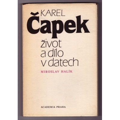 Karel Čapek – život a dílo v datech