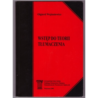 Wstęp do teorii tłumaczenia