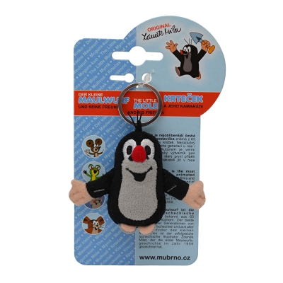 Krecik zawieszka - breloczek do kluczy, 6 cm