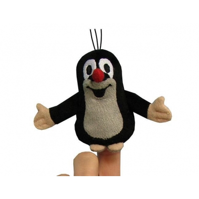 Krecik pacynka na palec - 8 cm